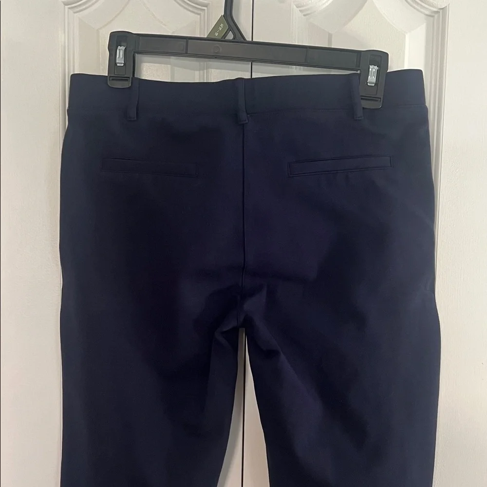Betabrand Classic Dress Pant Yoga Pant | Straight (Navy)